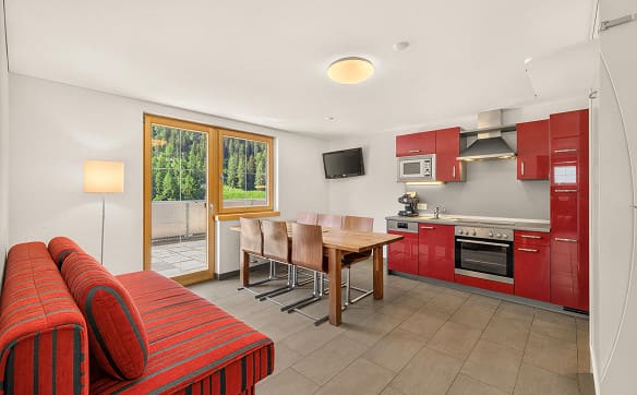 Immobilie in Samnaun-compatsch - 3.5-Zimmerwohnung Nr. W01 mit eigener Terrasse - Bild 1