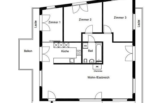 Immobilie in Eglisau - Helle 4½-Zimmerwohnung mit schöner Aussicht - KAUFPREISREDUKTION - Bild 12