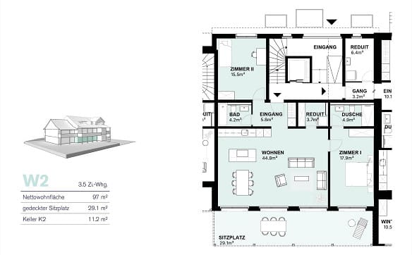 Immobilie in Blauen - 3.5-Zimmer-Wohnung in Blauen (BL) - Bild 5