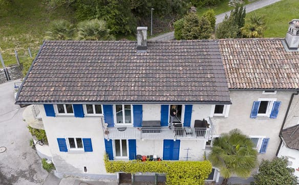 Immobilie in Mezzovico - Casa unifamiliare con due unità abitative indipendenti a Mezzovico-... - Bild 1