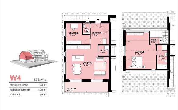 Immobilie in Blauen - 3.5-Zimmer-Maisonette-Wohnung in Blauen (BL) - Bild 5
