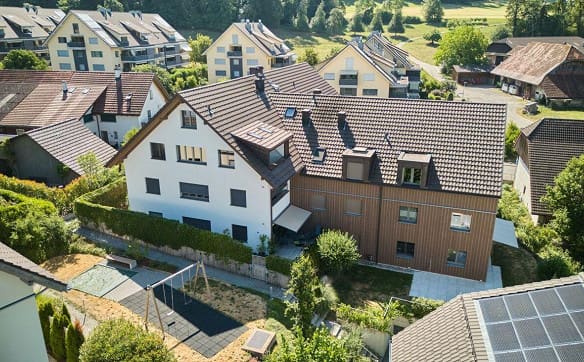 Immobilie in Büttikon Ag - 3.5-Zimmer-Dachwohnung mit geräumigem Estrich - Bild 0