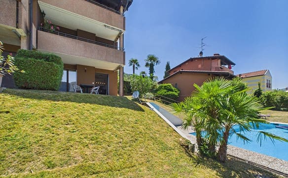 Immobilie in Brusino Arsizio - Meraviglioso angolo di vacanza con vista lago e piscina | Traumhaft... - Bild 11