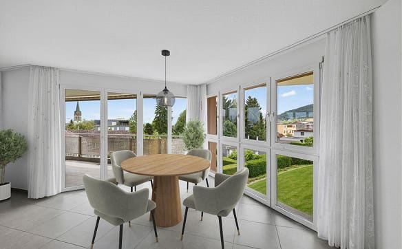 Immobilie in Grabs - Ruhig wohnen, zentral leben – sonniger Balkon mit schönem Weitblick - Bild 2
