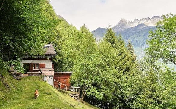 Immobilie in Olivone - 2-Zimmer-Rustico an Alleinlage mit Panorama-Aussicht und Umschwung ... - Bild 0