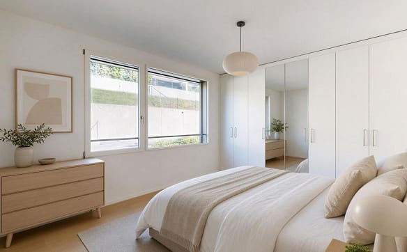 Immobilie in La Croix - Appartement d'exception avec vue panoramique sur le lac et les Alpes - Bild 9