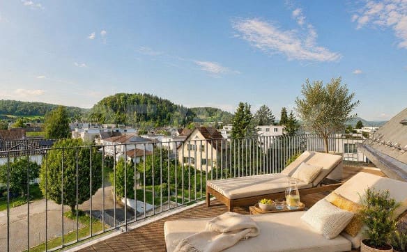 Immobilie in Gränichen - exklusives 3.5 - 5.5 Zi-Attika-Penthouse 246 m² NWF, 4 Terrassen, i... - Bild 6