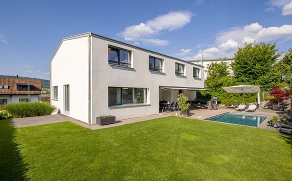 Immobilie in Dänikon Zh - Dänikon: grosszügiges Einfamilienhaus mit Garten, Pool und Sauna - Bild 0