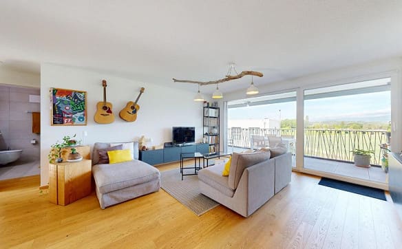 Immobilie in Bussigny - Superbe appartement avec terrasse au calme absolu à Bussigny - Bild 1