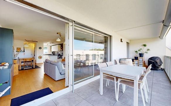 Immobilie in Bussigny - Superbe appartement avec terrasse au calme absolu à Bussigny - Bild 9