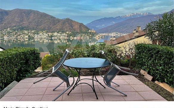 Immobilie in Brusino Arsizio - ITALIA - Cuasso al Lago -  Bilocale con vista lago e posto barca - Bild 0