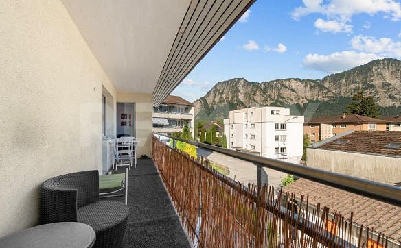 Immobilie in Landquart - Wohnkomfort mit Aussicht - 4 ½ Zimmer-Dachwohnung in gepflegtem Dre... - Bild 12