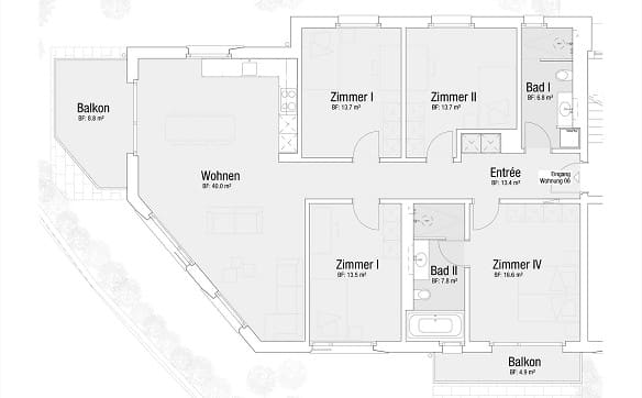 Immobilie in Flims Waldhaus - Exklusive 5.5-Zimmer-Neubauwohnung mit Weitsicht in Flims - Bild 5