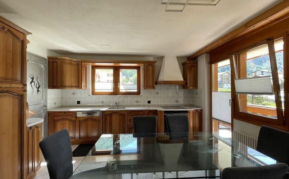 Immobilie in Saas-grund - Moderne 4.5 Zimmerwohnung mit unverbautem Blick. 3. Stock Süd-Ost m... - Bild 9