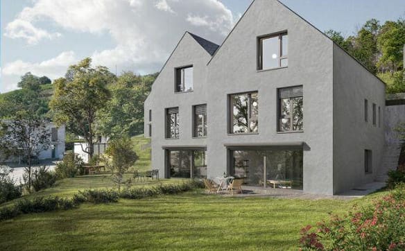 Immobilie in Biel-benken Bl - 4.5-Zimmer Doppeleinfamilienhaus in Biel-Benken - Bild 0