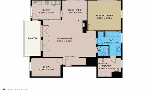 Immobilie in Oberegg - Schöne 3.5 Zimmer Wohnung im grünen - Bild 13