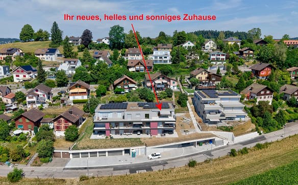 Immobilie in Elsau - Neubau - 3 ½-Zimmer Attika-Wohnung in Elsau bei Winterthur  - Bild 0