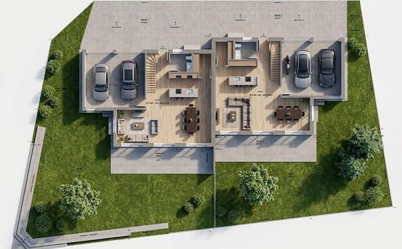 Immobilie in Hefenhofen - Neubau grosszügiger Doppeleinfamilienhäuser - Bild 2