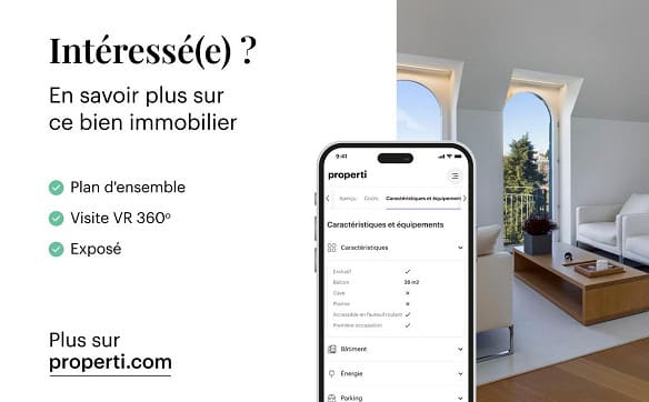 Immobilie in Villars-le-terroir - Terrasse plein Sud, vue dégagée sur la campagne et places de parc i... - Bild 2