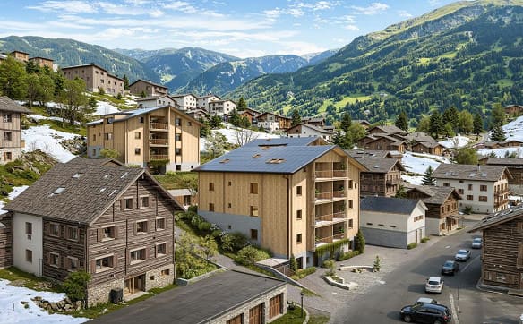 Immobilie in Bürchen - Ruhig gelegene 3.5-Zimmerwohnung im Neubau Hasol in Bürchen - Bild 0