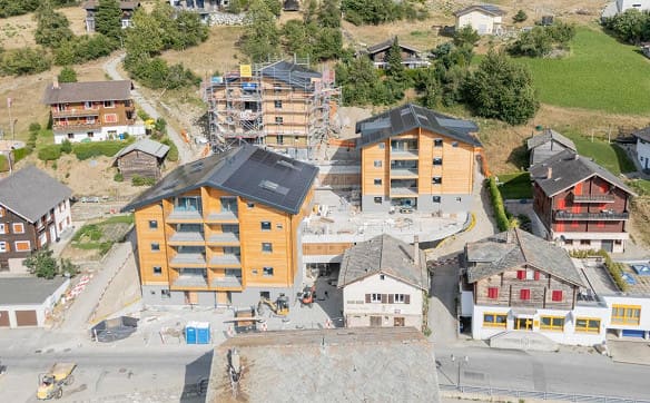 Immobilie in Bürchen - Sonnige Dachwohnung (3.5-Zimmer) als Zweitwohnsitz im Neubau Hasol - Bild 3