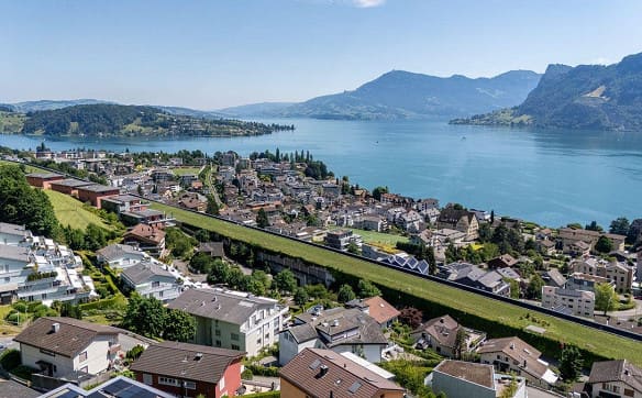Immobilie in Hergiswil Nw - Panoramawohnen über dem Vierwaldstättersee - Herrlich Leben und Ste... - Bild 1