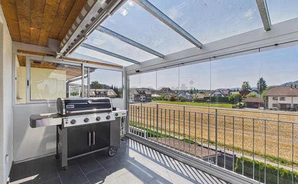 Immobilie in Schafisheim - Sonniger Balkon/Wintergarten, zwei Garagenboxen und Partykeller zur... - Bild 0