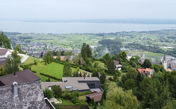Immobilie in Walzenhausen - Bauland mit Neubaustudie an atemberaubender Fernsicht - Bild 0