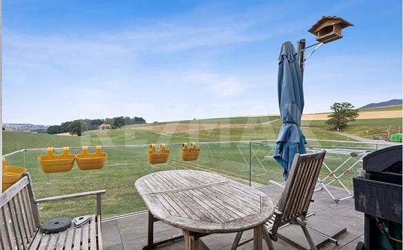Immobilie in Orsonnens - Magnifique attique de 4.5 pièces à Orsonnens (FR) avec une vue à co... - Bild 11