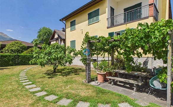 Immobilie in Ponte Capriasca - Casa bifamiliare da ristrutturare con grande giardino, grottino e pote - Bild 2