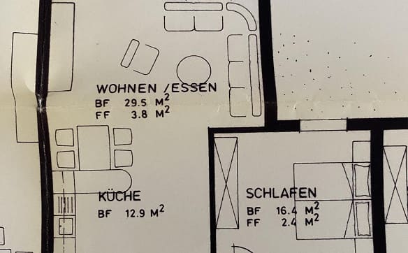 Immobilie in Tägerwilen - Zu verkaufen grosse 2 1/2 Zi.-Whg. mit Sitzplatz  - Bild 9