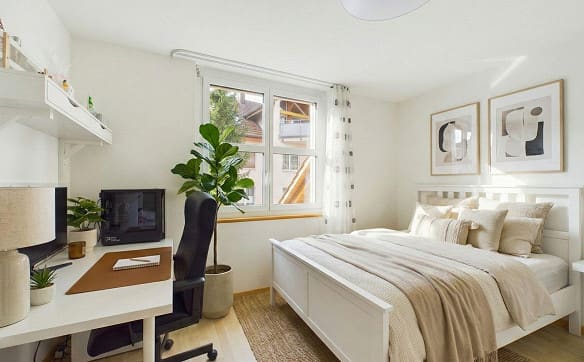 Immobilie in Affoltern Am Albis - Sonnige Familienwohnung mit 2 Balkonen in Affoltern am Albis - Bild 1