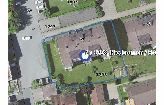 Immobilie in Niederurnen - 4.5-Zimmerwohnung mit Tiefgaragenplatz und Balkon an ruhiger Lage i... - Bild 18
