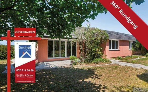 Immobilie in Schleitheim - 7 ½-Zimmer Einfamilienhaus mit grossem Garten - Bild 0