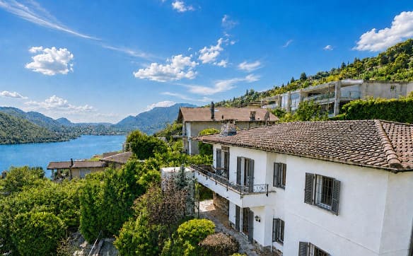 Immobilie in Vico Morcote - Villa Panoramica con Splendida Vista Lago di Lugano a Morcote - Bild 1