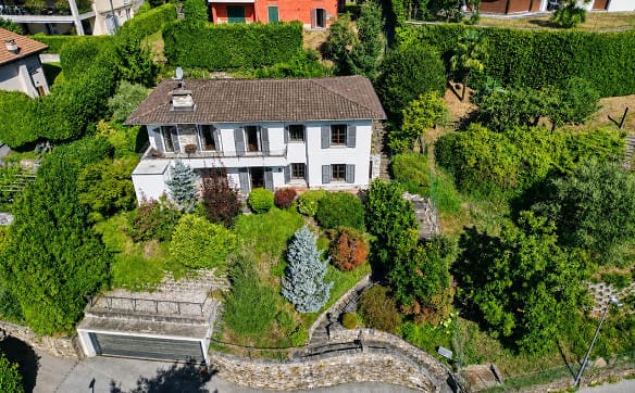 Immobilie in Vico Morcote - Villa Panoramica con Splendida Vista Lago di Lugano a Morcote - Bild 3