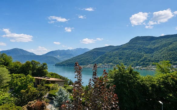 Immobilie in Vico Morcote - Villa Panoramica con Splendida Vista Lago di Lugano a Morcote - Bild 5