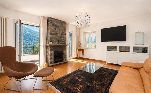 Immobilie in Vico Morcote - Villa Panoramica con Splendida Vista Lago di Lugano a Morcote - Bild 7