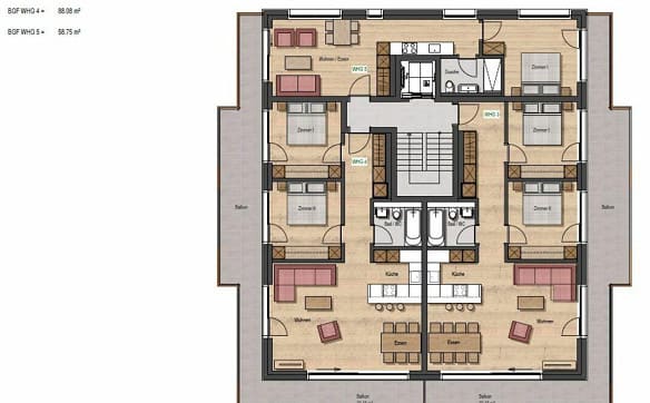 Immobilie in Saas-fee - Alphubel Peak dem Himmel so nah. Neubau 2025. Mit Süd-und Ostbalkon. - Bild 1