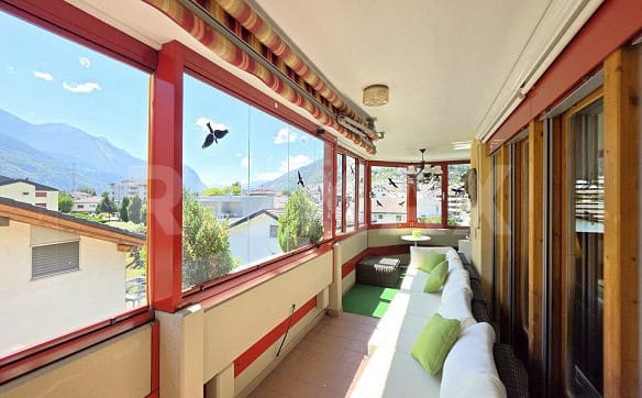 Immobilie in Steg Vs - 5.5 Zimmer-Duplexwohnung mit Lift, Garage und zwei Balkonen in Steg - Bild 5