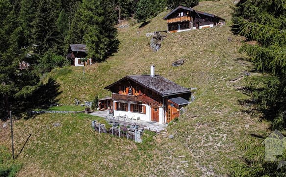 Immobilie in Grimentz - Charmant chalet avec terrasse panoramique et vues splendides - Bild 14