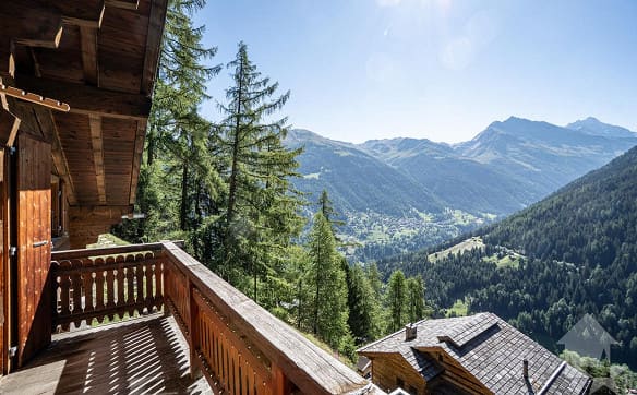 Immobilie in Grimentz - Charmant chalet avec terrasse panoramique et vues splendides - Bild 7