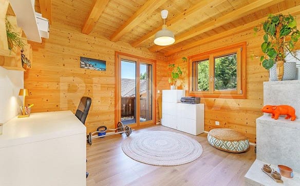 Immobilie in Les Paccots - Un appartement 4.5 pièces où l’intérieur se prolonge  naturellement... - Bild 9