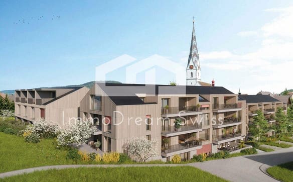 Immobilie in Pfeffikon Lu - NEUBAU Attraktive und moderne 3 ½ Zi. Garten-Eigentumswohnung A3 - Bild 0