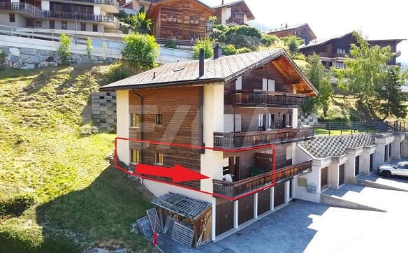 Immobilie in Albinen - Heimelige 2.5 Zimmer-Wohnung mit Panoramasicht im sonnigen Albinen - Bild 1