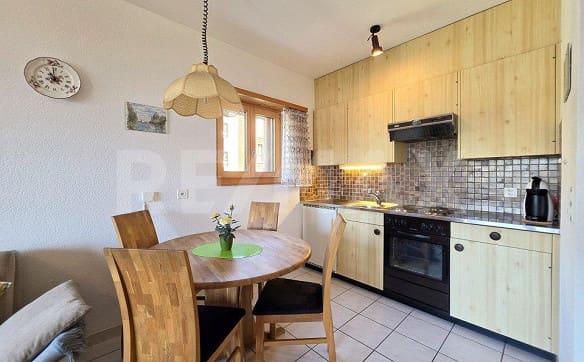 Immobilie in Albinen - Heimelige 2.5 Zimmer-Wohnung mit Panoramasicht im sonnigen Albinen - Bild 3