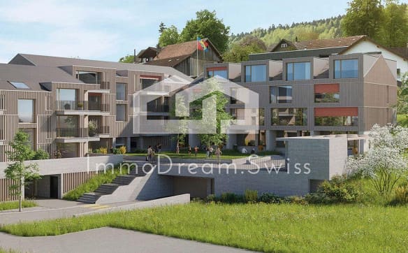 Immobilie in Pfeffikon Lu - NEUBAU Attraktive und moderne 4 ½ Zi. Garten-Eigentumswohnung B1 - Bild 5