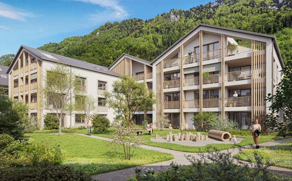 Immobilie in Ennenda - Erstbezug | Helle 2.5-Zi-Wohnung mit Loggia - Bild 0