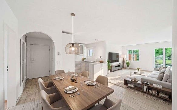 Immobilie in Mägenwil - RAUM. RUHE. GARTEN - 5.5 ZIMMER WOHNUNG IN MÄGENWIL - Bild 1