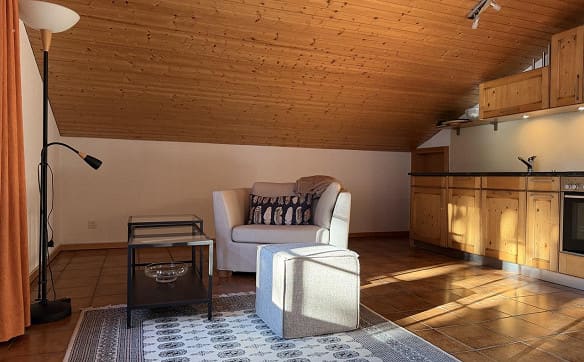 Immobilie in Grächen - Heimelige Dachwohnung mit schönem Bergblick - Bild 6